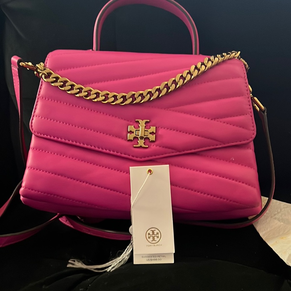 Tory Burch Kira chevron top handle